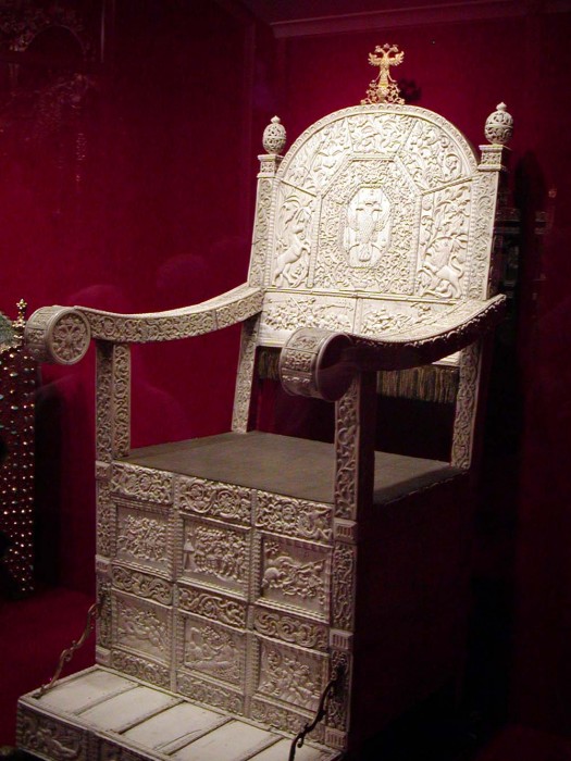 The Ivory Throne of Ivan the Terrible