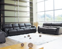 Sofa arrangement speaks volumes about a space