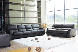 Sofa arrangement speaks volumes about a space